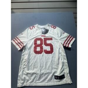NIKE 49NERS NFL ON FIELD APPAREL MEN White & Red Jersey Sz  XL Brand New